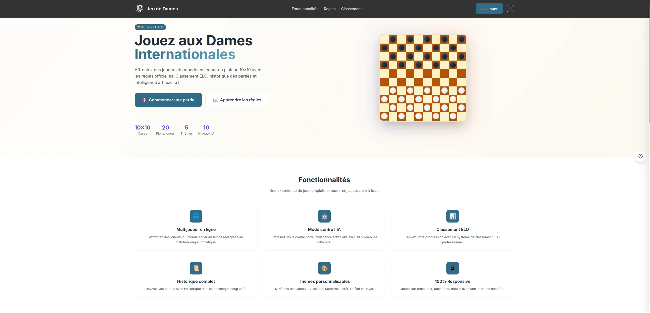 Jeu de Dames